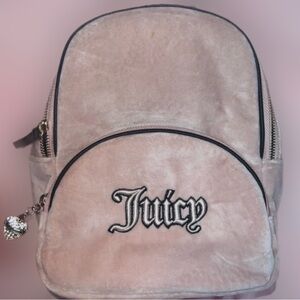 Juicy Couture velour backpack ✨